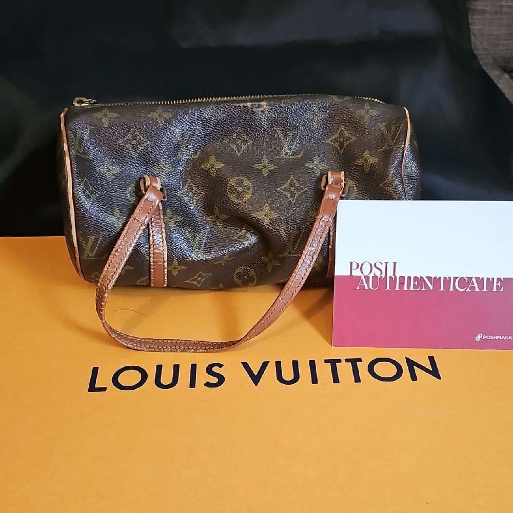 LV Authenticated thru Poshmark HQ Monogram Papillon Handbag | GUC